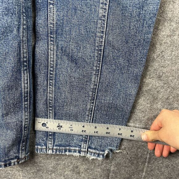 Abercrombie & Fitch Jeans Womens 30/10 Blue Denim Ultra High Rise Mom Jean Pants - Picture 7 of 12